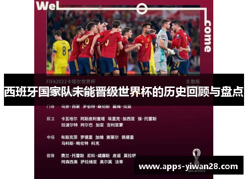 西班牙国家队未能晋级世界杯的历史回顾与盘点